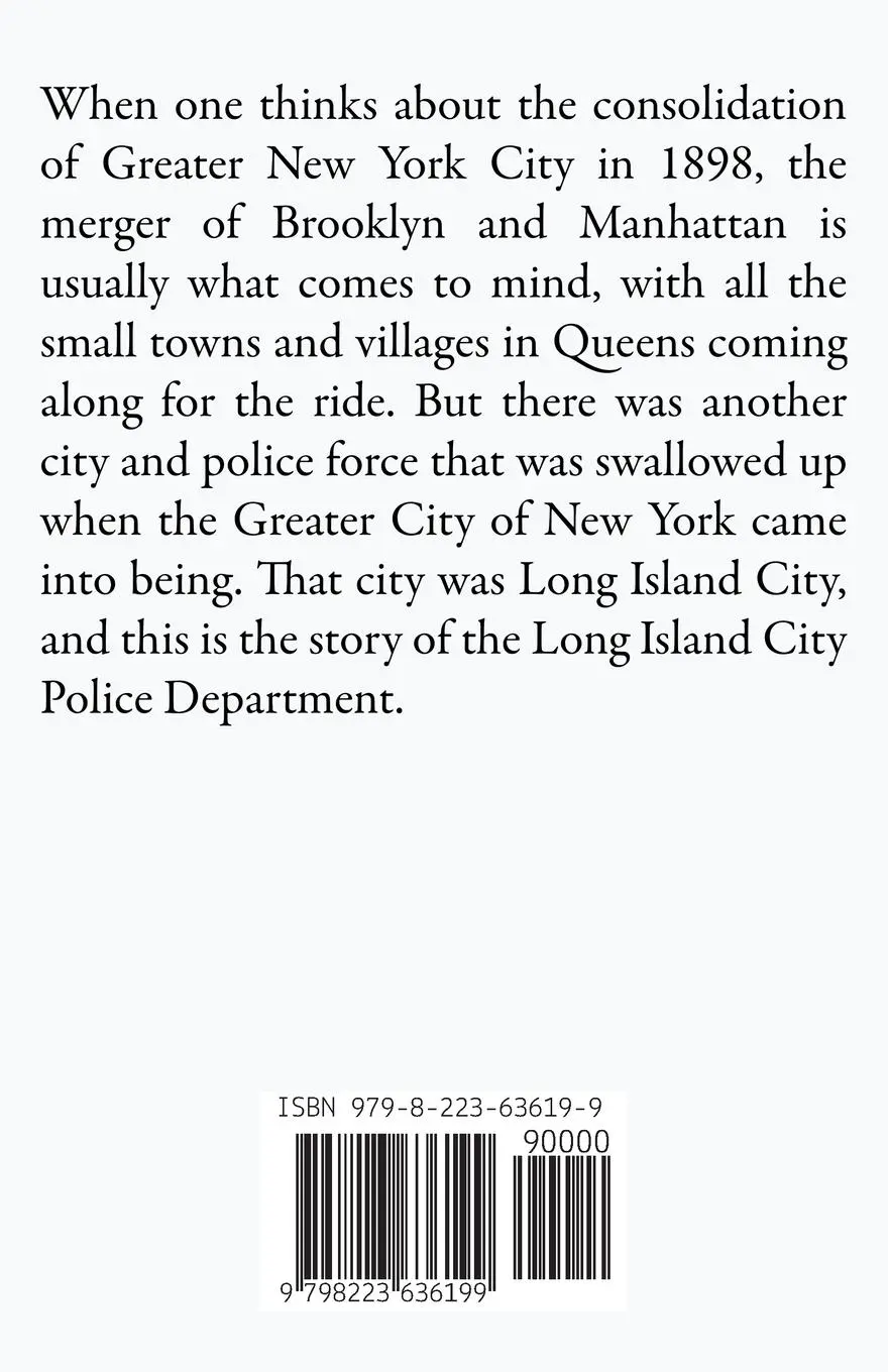 Rückseite: 9798223636199 | THE LONG ISLAND CITY POLICE DEPARTMENT | Robert L. Bryan | Taschenbuch
