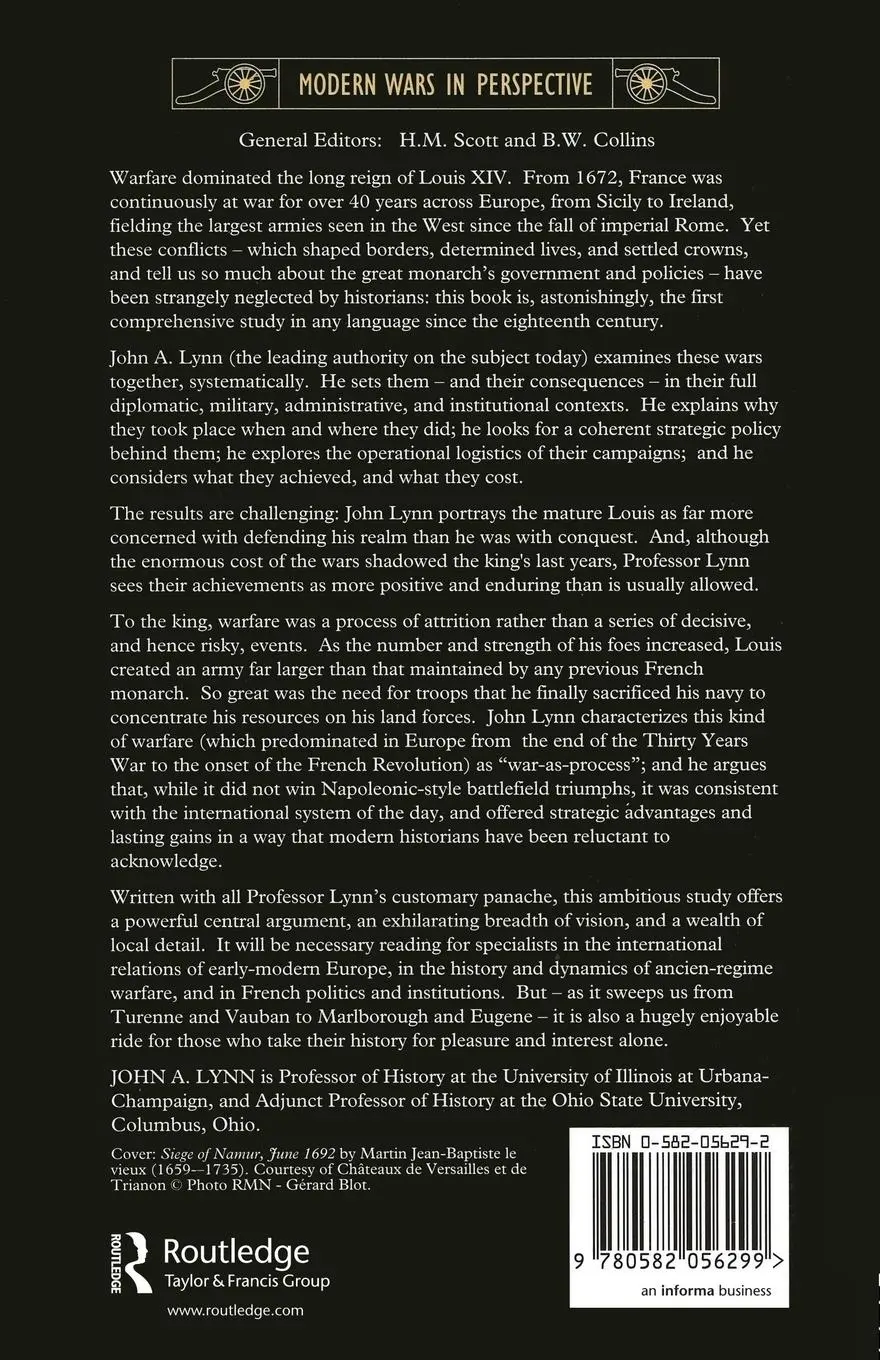Rückseite: 9780582056299 | The Wars of Louis XIV 1667-1714 | John A. Lynn | Taschenbuch | 1999