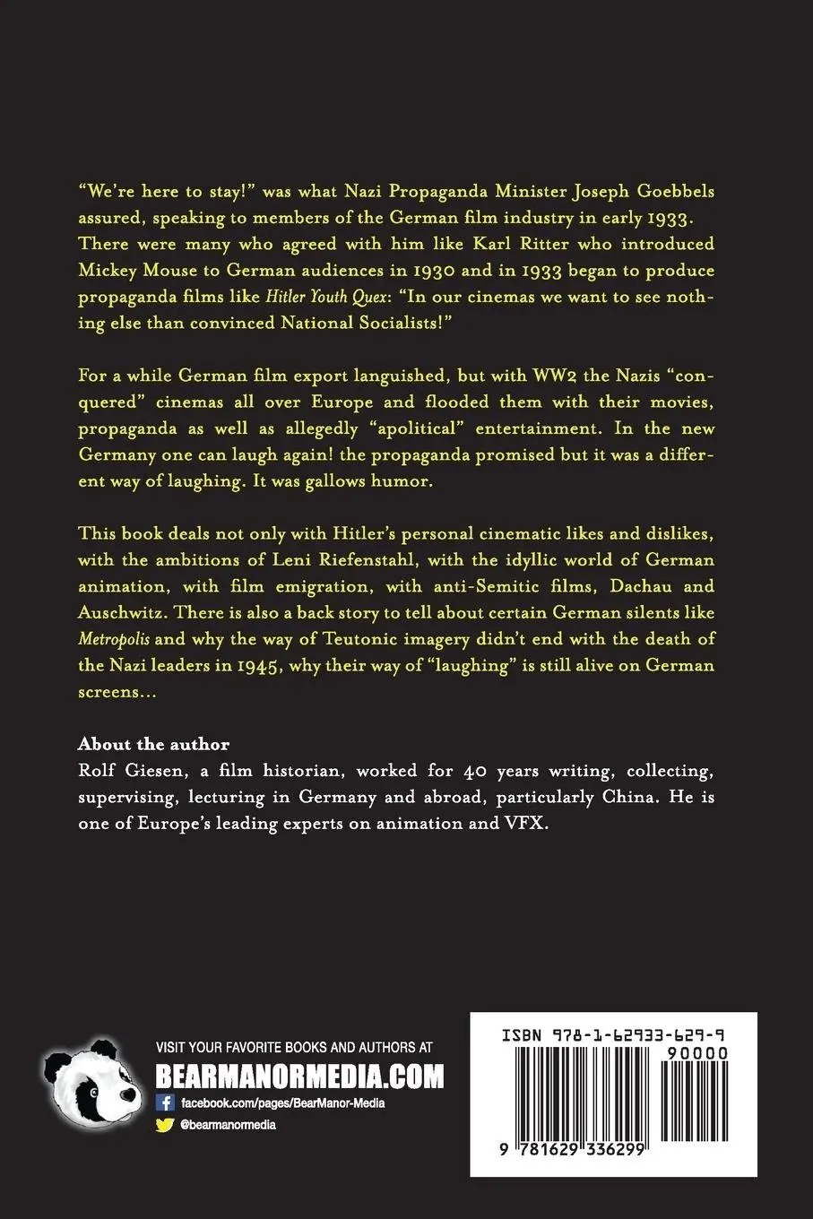 Rückseite: 9781629336299 | Hitler's Third Reich of the Movies and the Aftermath | Rolf Giesen
