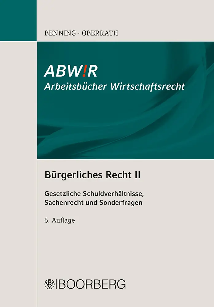 Cover: 9783415056299 | Bürgerliches Recht II | Axel Benning (u. a.) | Buch | 124 S. | Deutsch