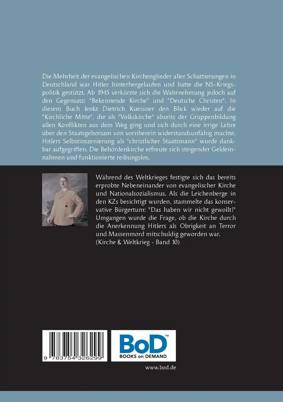 Rückseite: 9783754326299 | Der christliche Staatsmann | Dietrich Kuessner | Taschenbuch | 264 S.