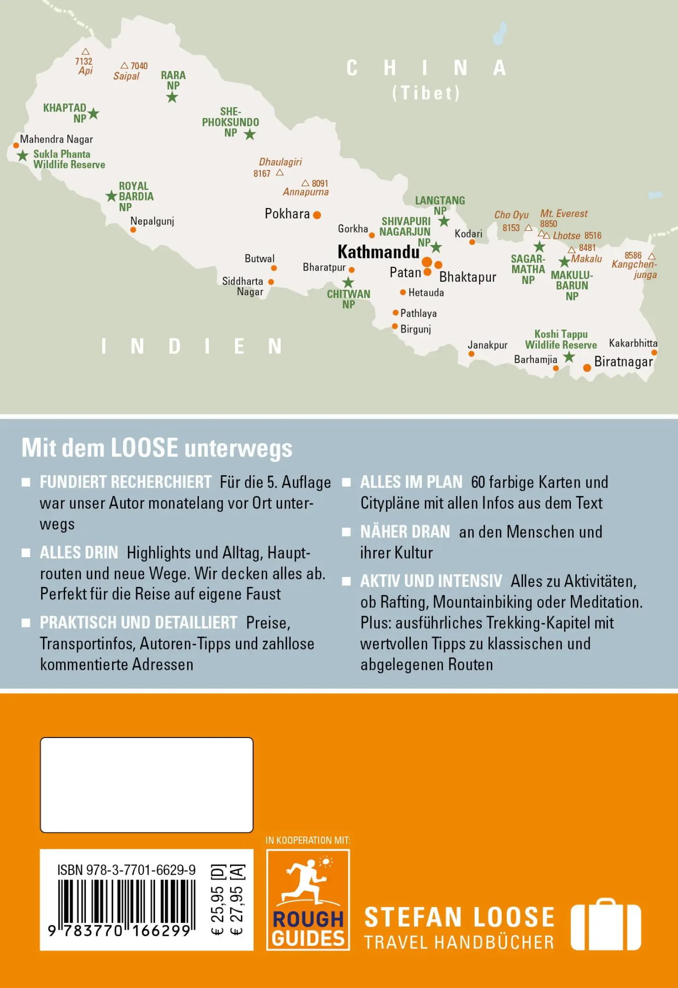 Rückseite: 9783770166299 | Stefan Loose Reiseführer Nepal | Stuart Butler | Taschenbuch | 520 S.