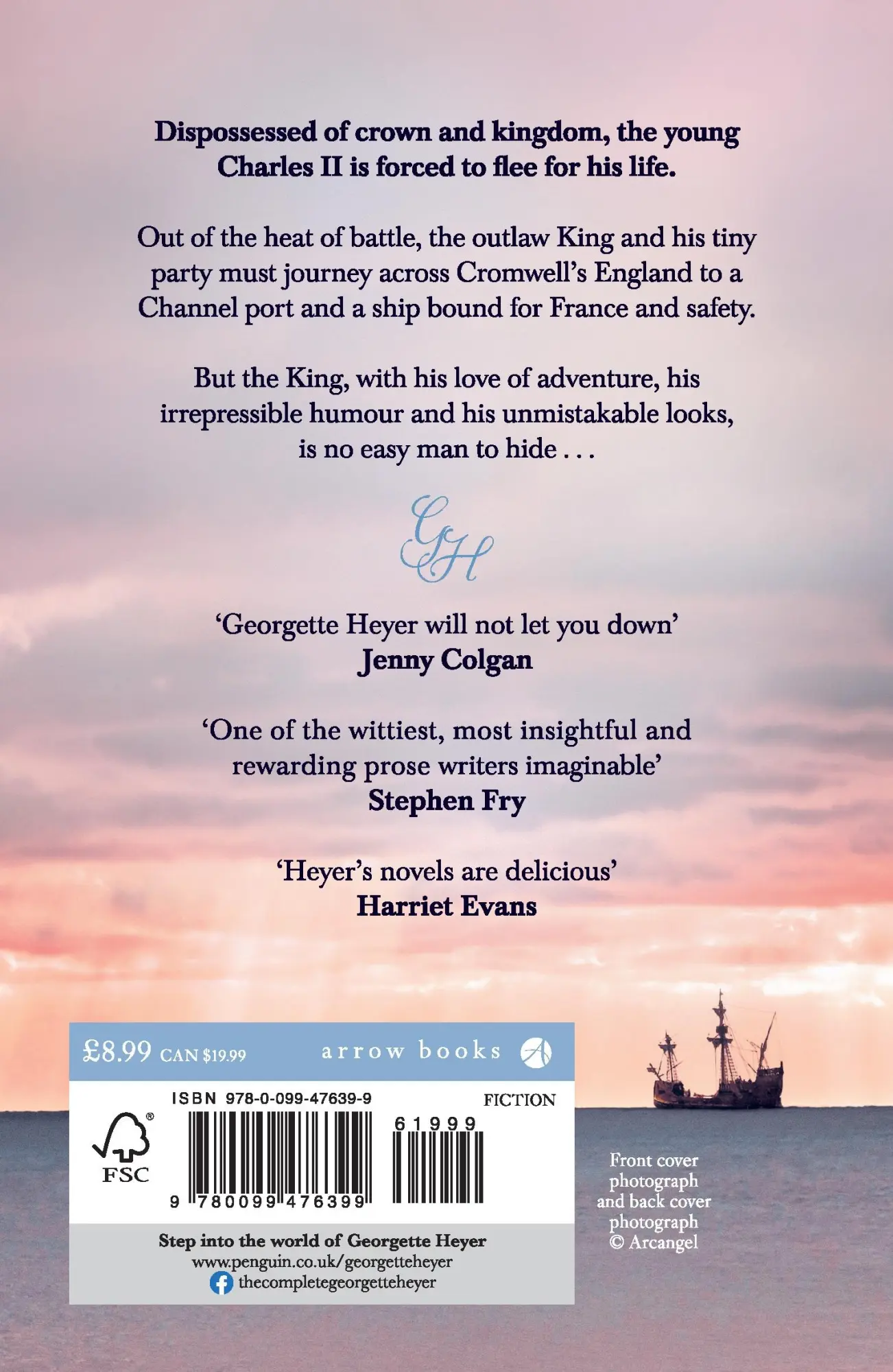Rückseite: 9780099476399 | Royal Escape | Georgette Heyer | Taschenbuch | 392 S. | Englisch