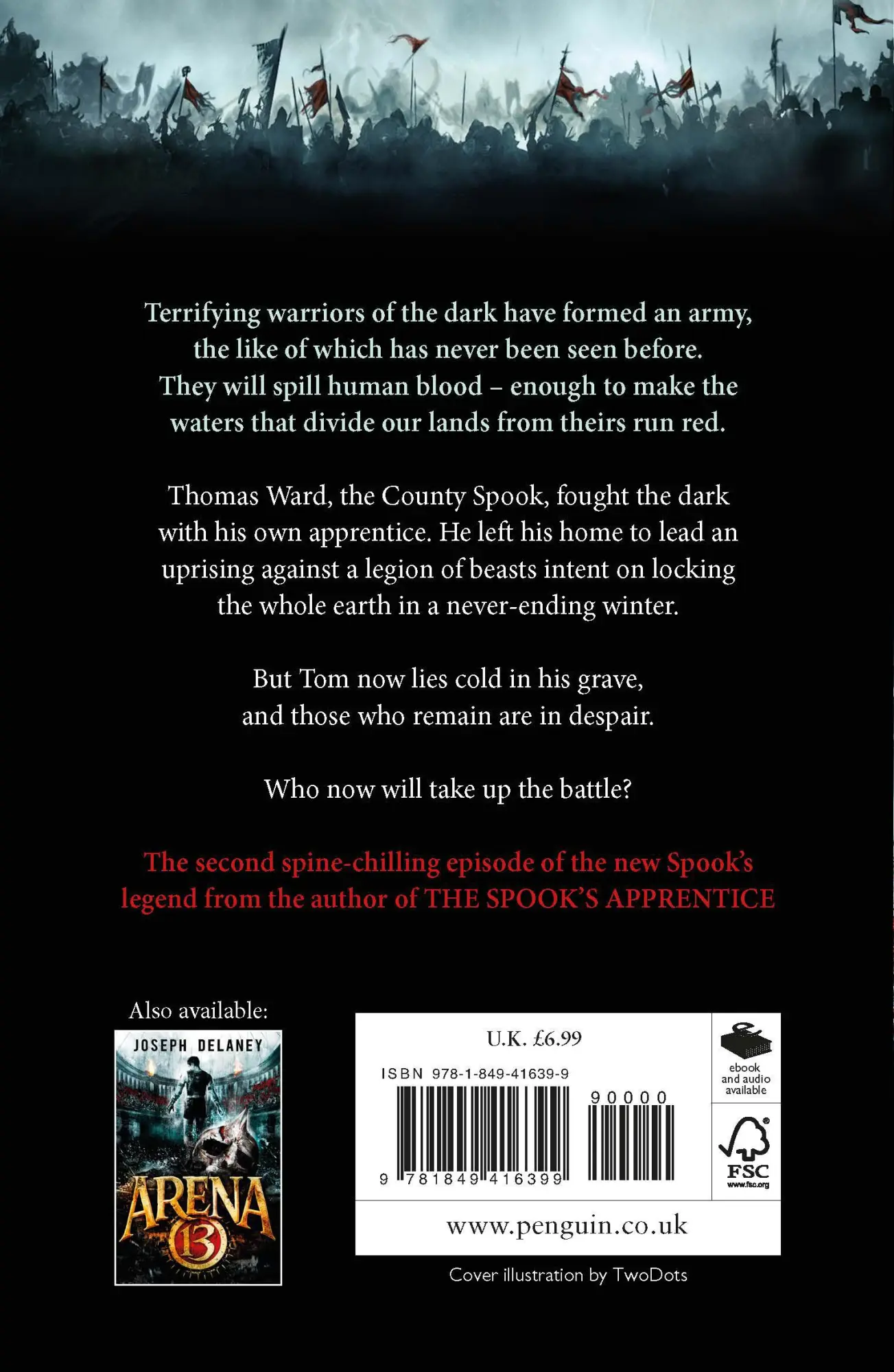 Rückseite: 9781849416399 | Spook's: The Dark Army | Joseph Delaney | Taschenbuch | 323 S. | 2016