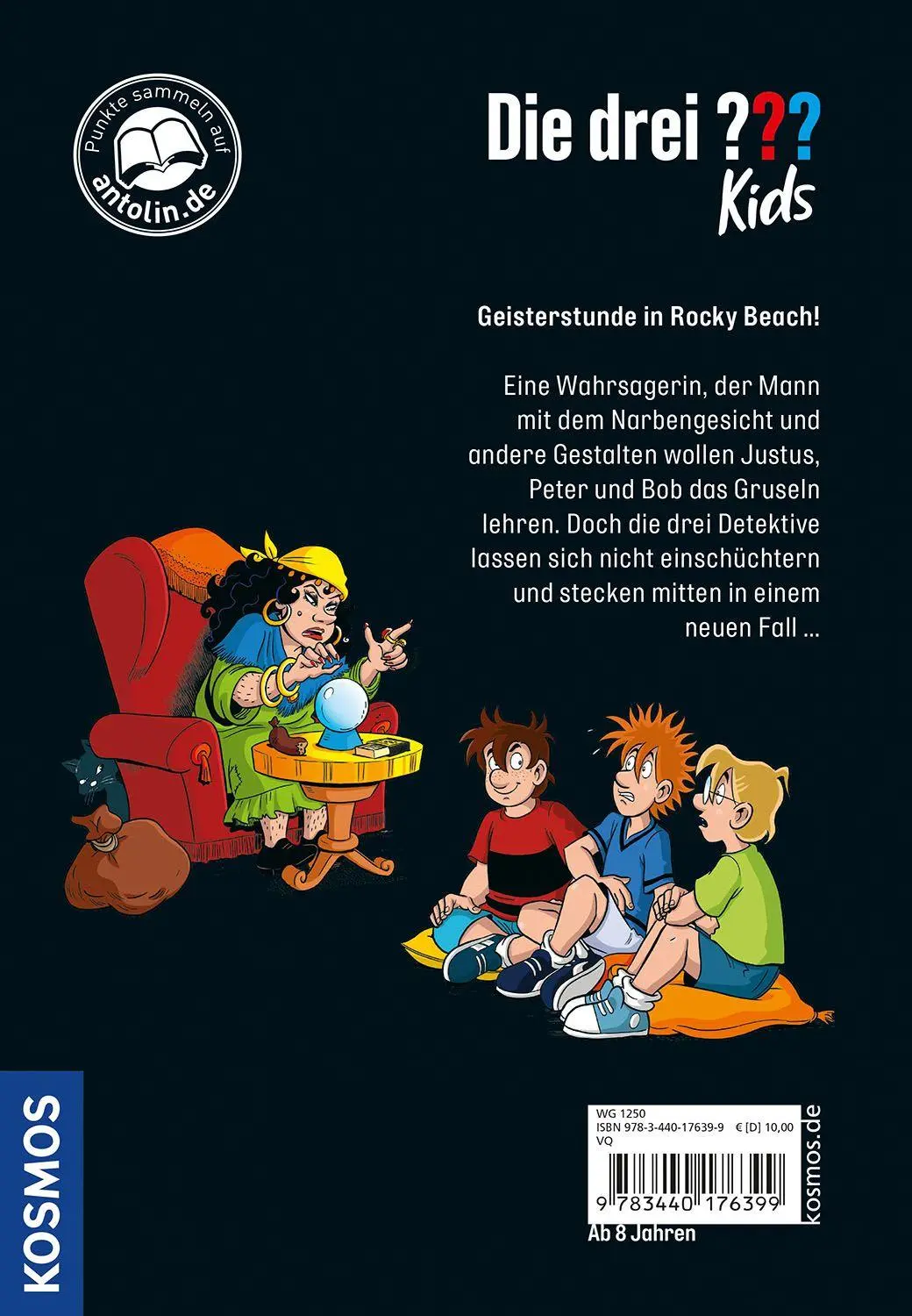 Rückseite: 9783440176399 | Die drei ??? Kids, 06, Gefahr im Gruselgarten | Ulf Blanck | Buch