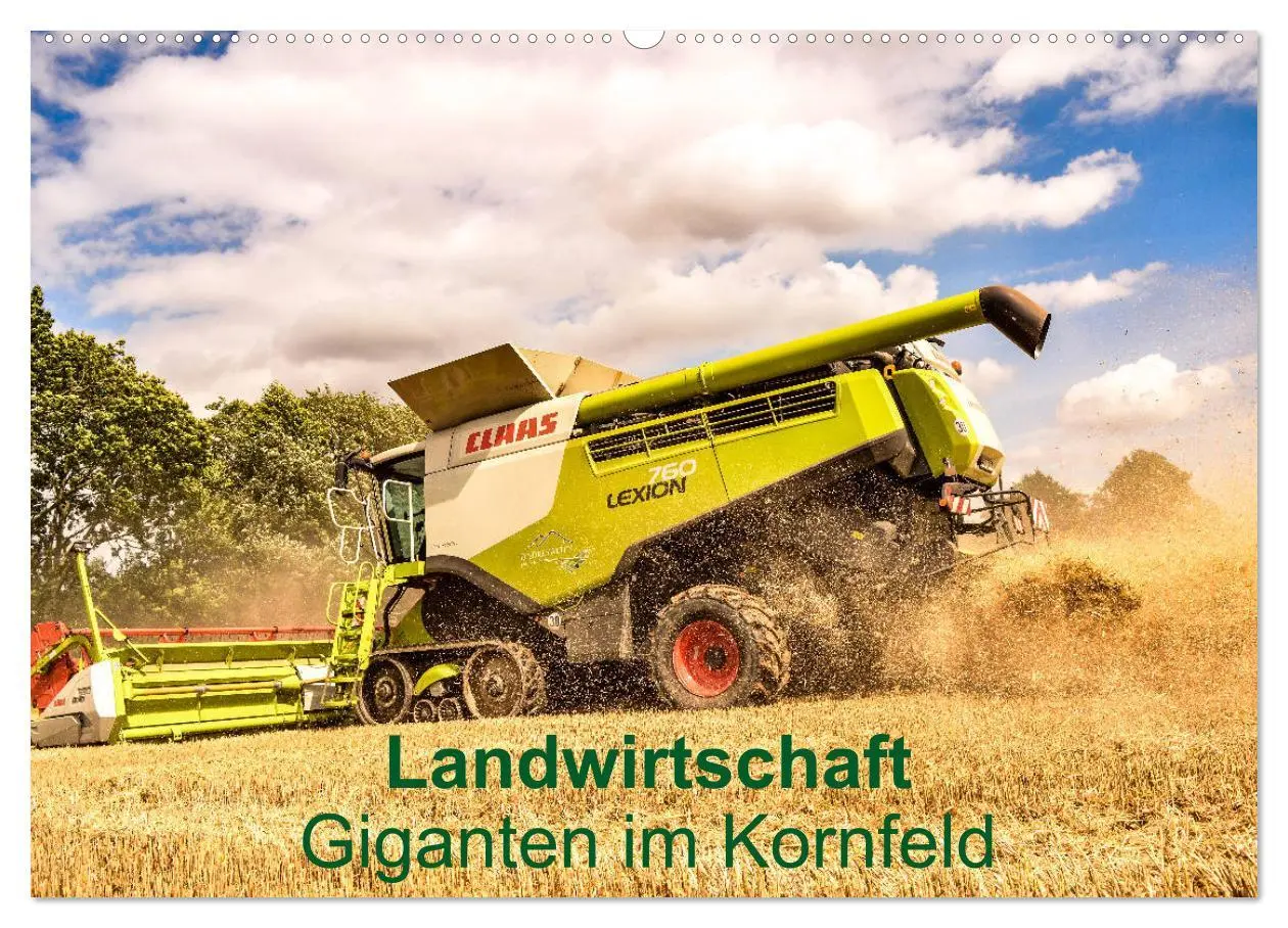 Cover: 9783457796399 | Landwirtschaft - Giganten im Kornfeld (Wandkalender 2026 DIN A2...