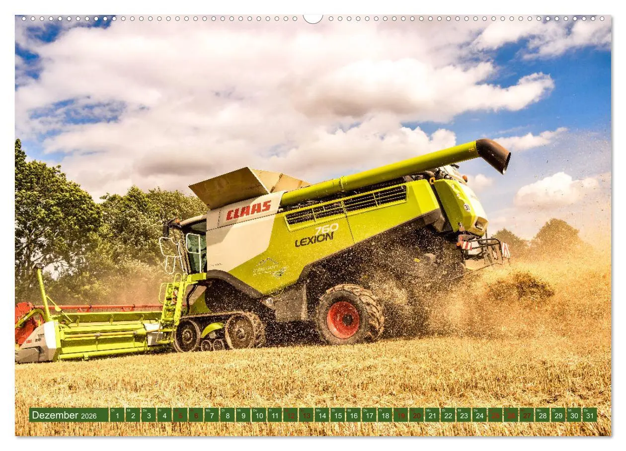 Bild: 9783457796399 | Landwirtschaft - Giganten im Kornfeld (Wandkalender 2026 DIN A2...