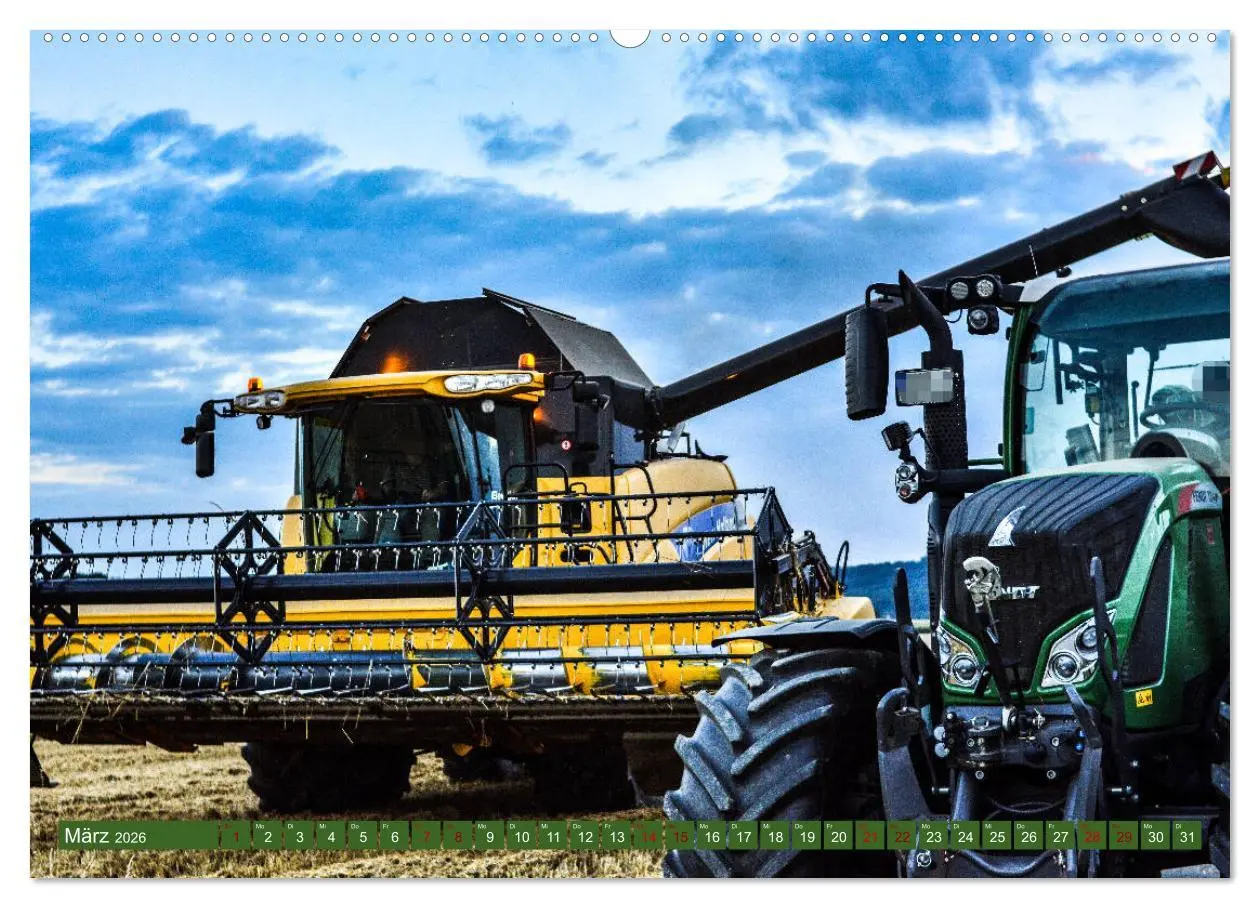 Bild: 9783457796399 | Landwirtschaft - Giganten im Kornfeld (Wandkalender 2026 DIN A2...