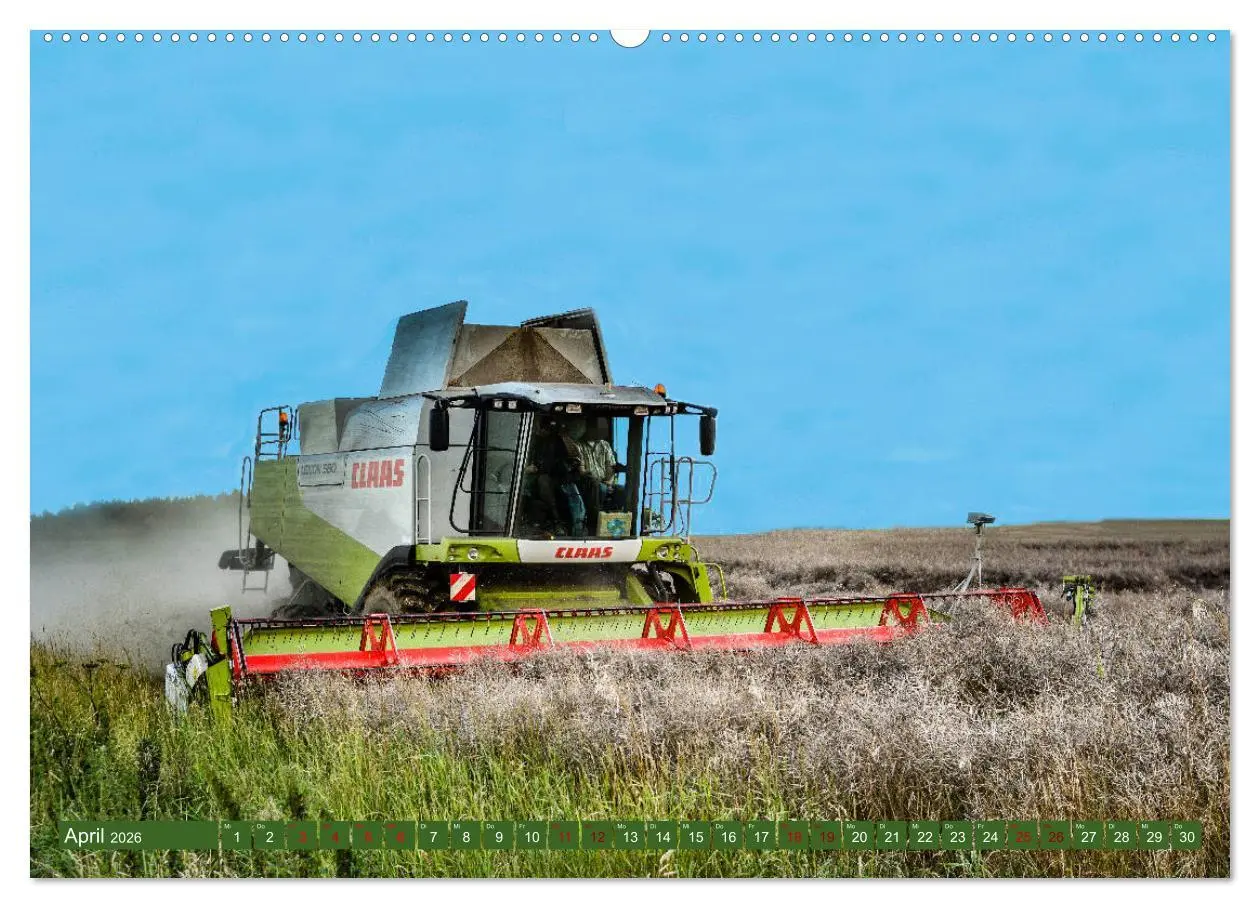 Bild: 9783457796399 | Landwirtschaft - Giganten im Kornfeld (Wandkalender 2026 DIN A2...