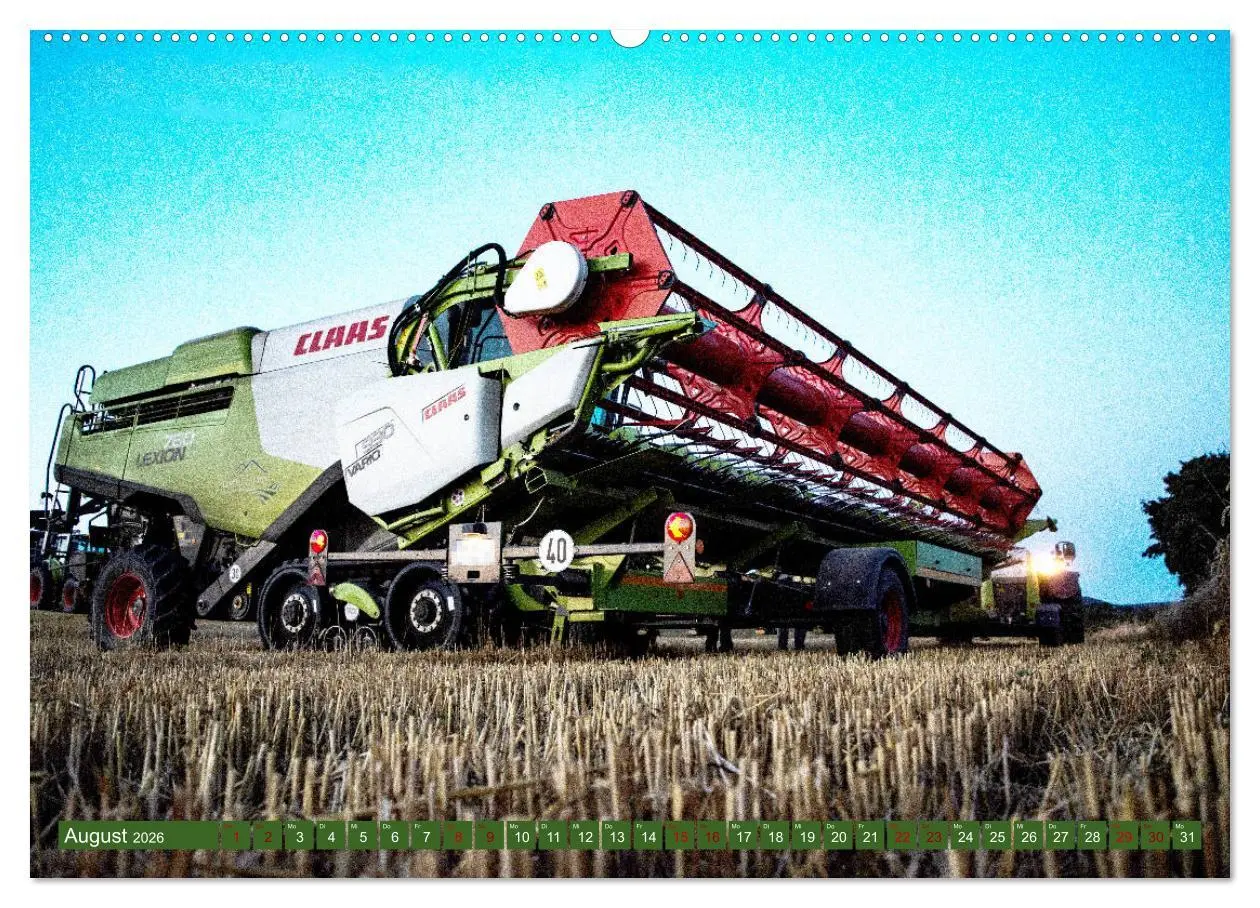 Bild: 9783457796399 | Landwirtschaft - Giganten im Kornfeld (Wandkalender 2026 DIN A2...