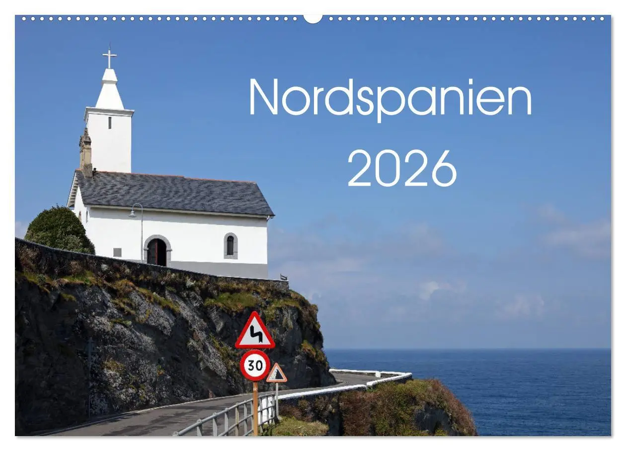 Cover: 9783457866399 | Nordspanien (Wandkalender 2026 DIN A2 quer), CALVENDO Monatskalender