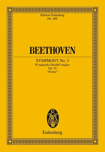 Cover: 9783795766399 | Sinfonie Nr. 3 Es-Dur | "Eroica". op. 55. Orchester. Studienpartitur.