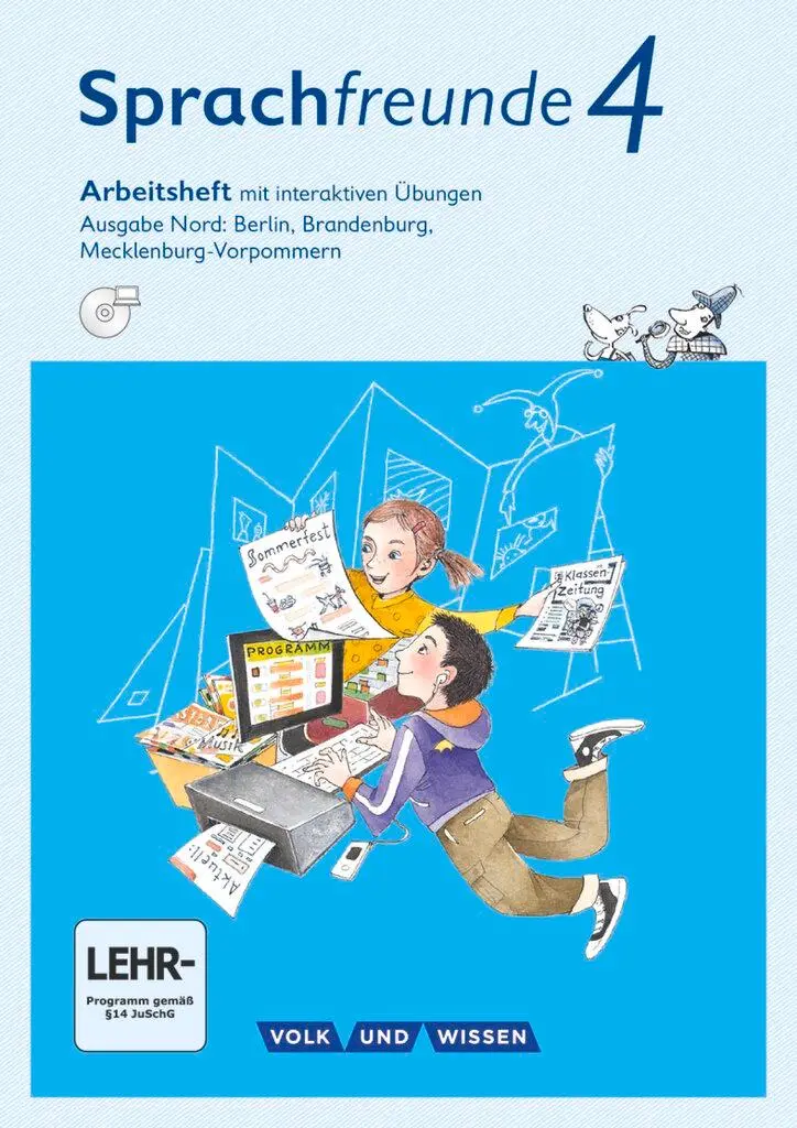 Cover: 9783060836499 | Sprachfreunde 4. Schuljahr - Ausgabe Nord (Berlin, Brandenburg,...