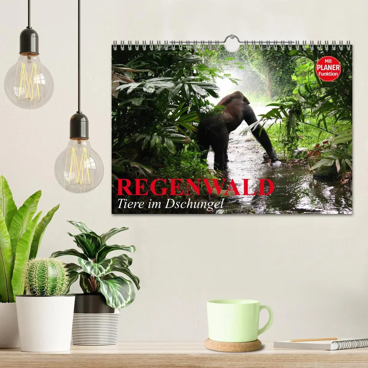 Bild: 9783435526499 | Regenwald. Tiere im Dschungel (Wandkalender 2025 DIN A4 quer),...