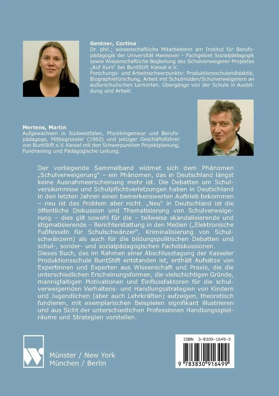 Rückseite: 9783830916499 | Null Bock auf Schule? | Cortina Gentner (u. a.) | Taschenbuch | 352 S.