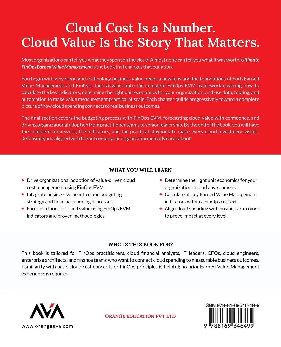 Rückseite: 9788169646499 | Ultimate FinOps Earned Value Management | Anderson Candido Oliveira