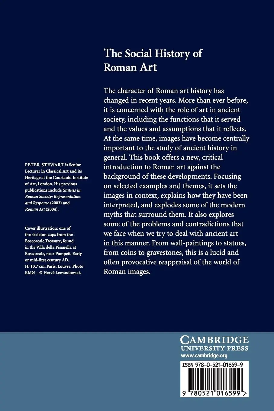 Rückseite: 9780521016599 | The Social History of Roman Art | Peter Stewart | Taschenbuch | 2016