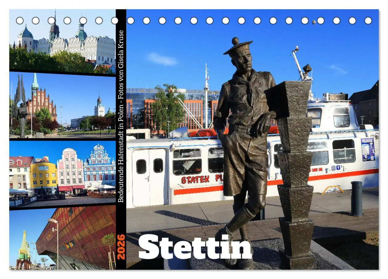 Cover: 9783457396599 | Stettin - Bedeutende Hafenstadt in Polen (Tischkalender 2026 DIN A5...