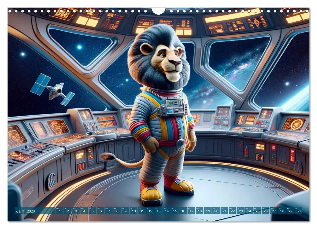 Bild: 9783457466599 | Tierische Raumfahrer: Durch das Universum mit Fell und Feder...