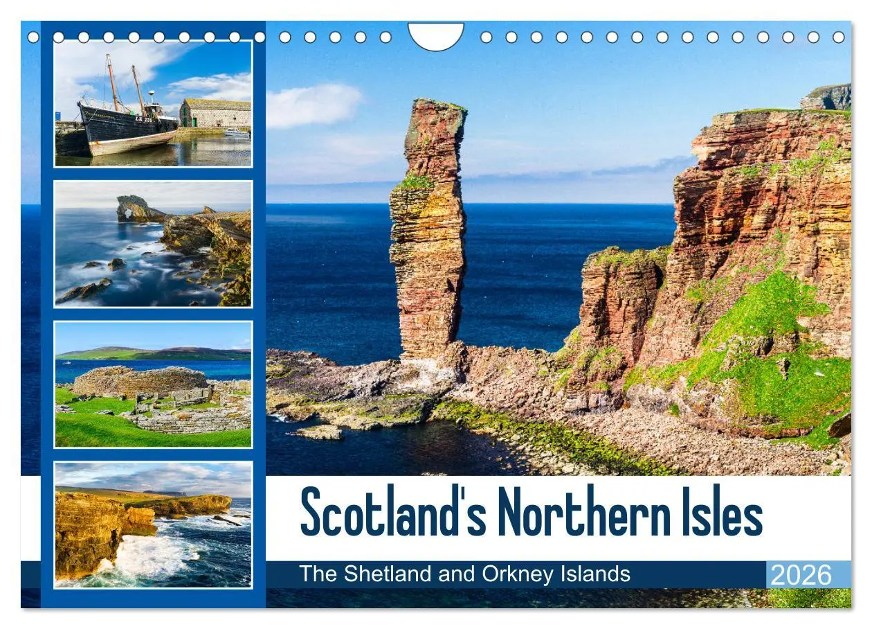 Cover: 9783516556599 | Scotland's Northern Isles - The Orkney and Shetland Islands (Wall...