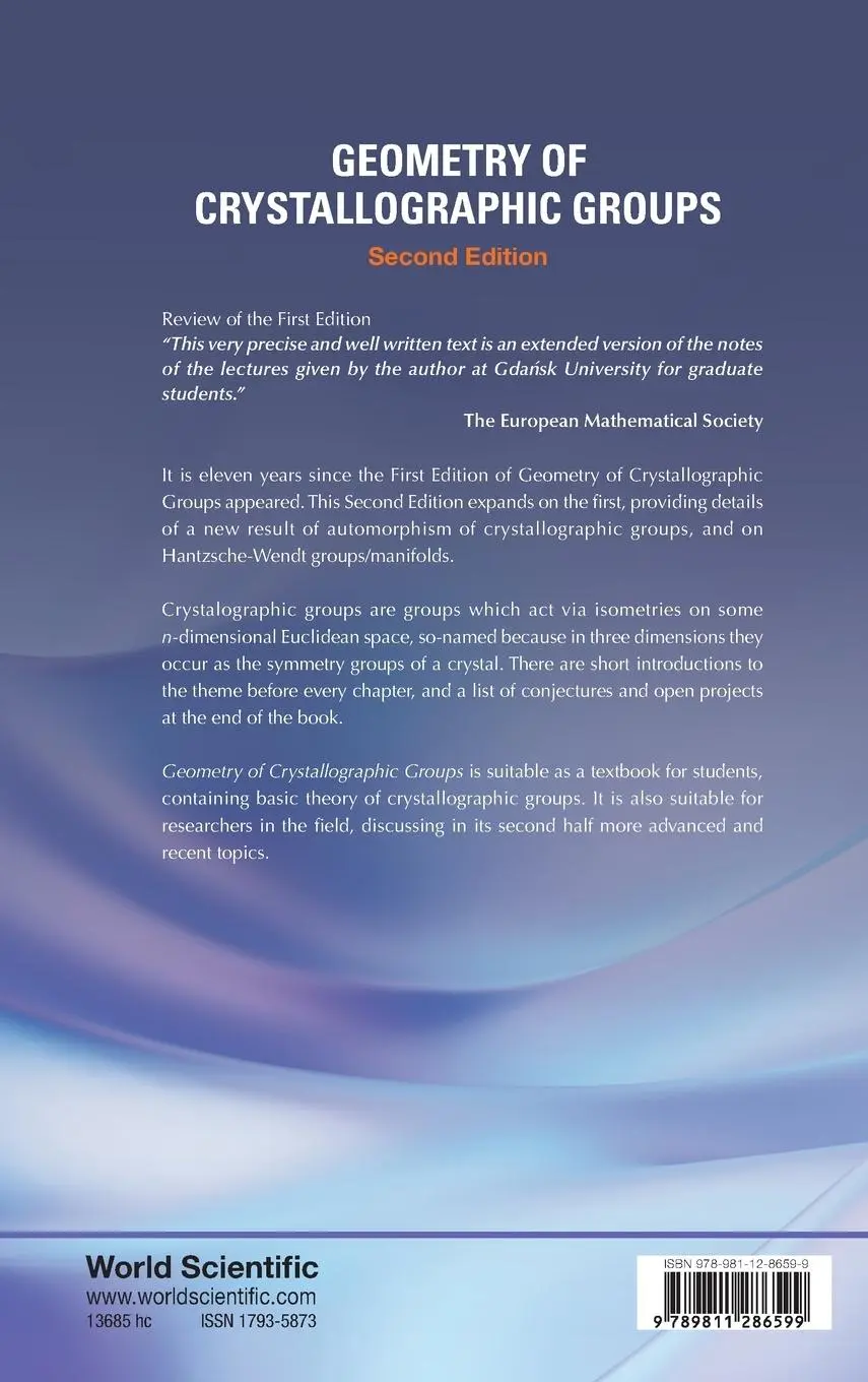 Rückseite: 9789811286599 | GEOMETRY CRYSTAL GROUPS (2ND ED) | Andrzej Szczepanski | Buch | 2024