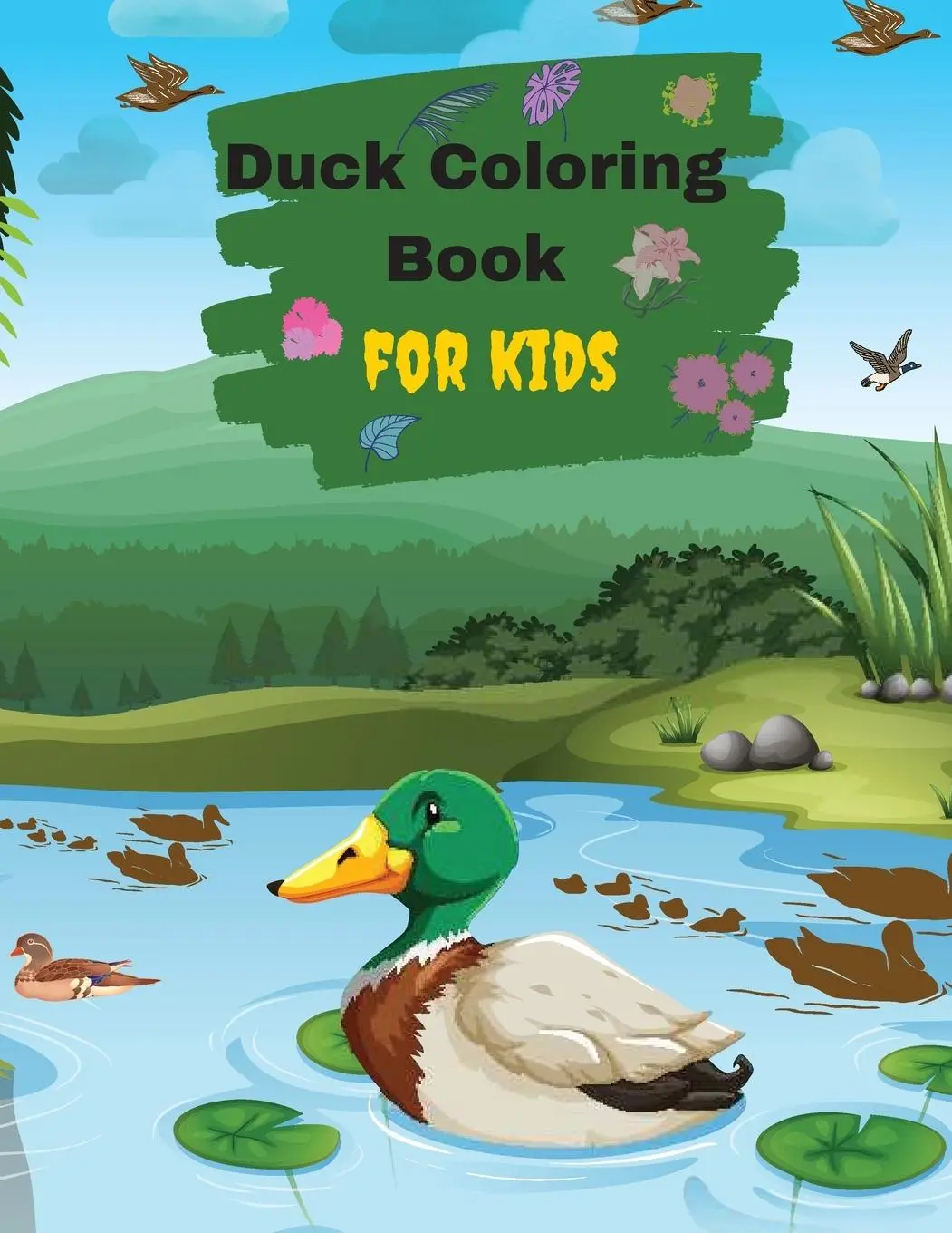 Cover: 9781803536699 | Ducks Coloring Book For Kids And Toddlers | Penelope Moore | Buch