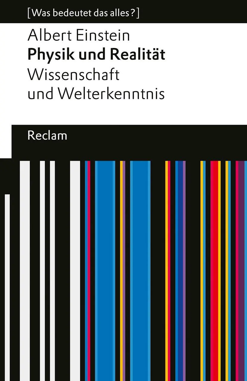 Cover: 9783150146699 | Physik und Realität. Wissenschaft und Welterkenntnis | Albert Einstein