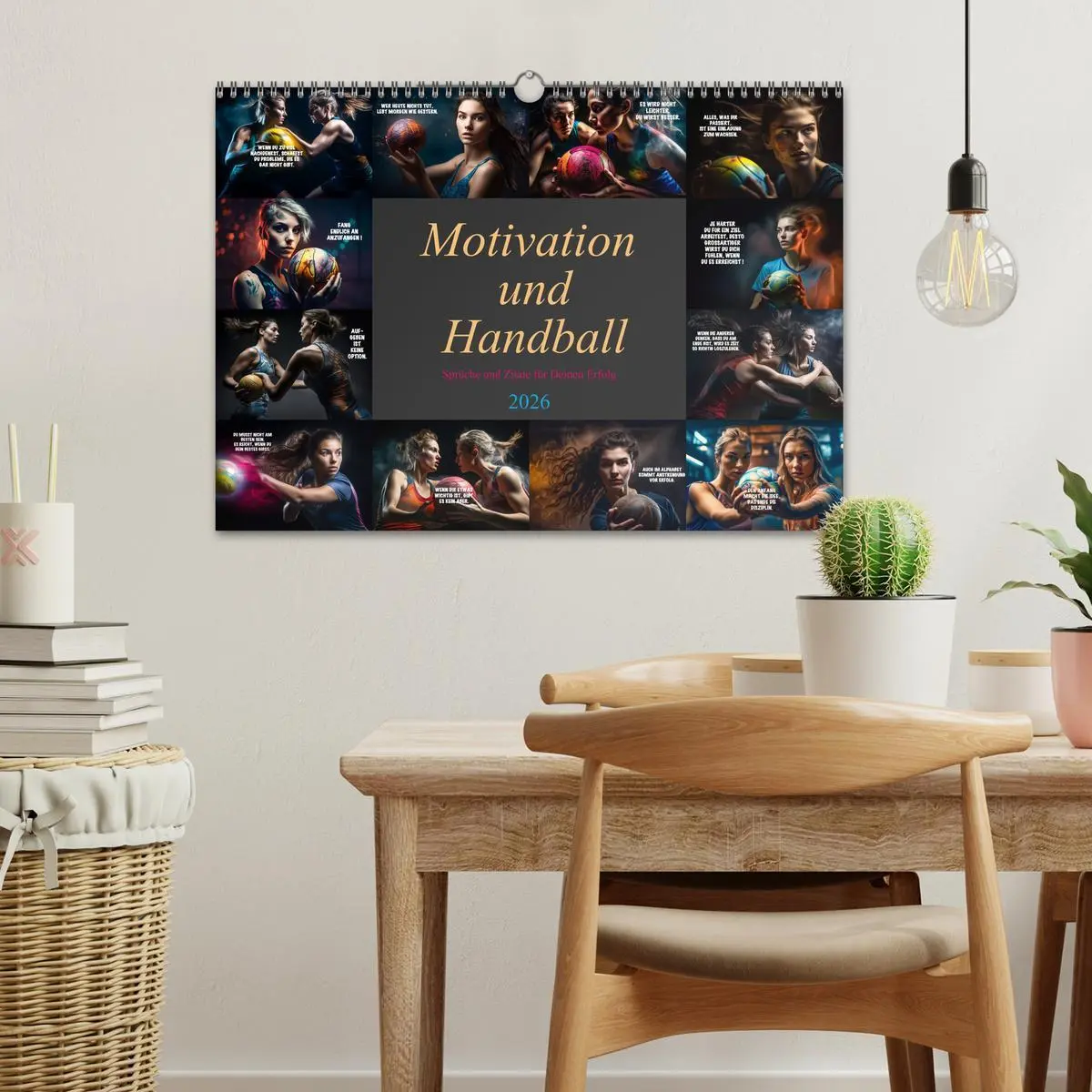 Bild: 9783457526699 | Motivation und Handball (Wandkalender 2026 DIN A3 quer), CALVENDO...