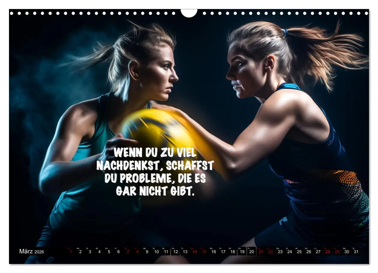 Bild: 9783457526699 | Motivation und Handball (Wandkalender 2026 DIN A3 quer), CALVENDO...