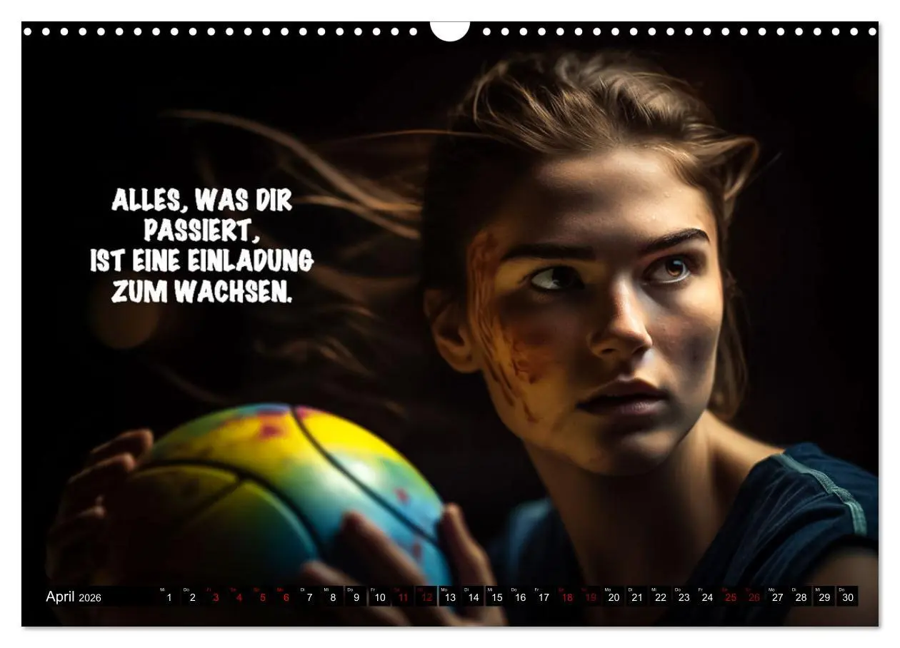 Bild: 9783457526699 | Motivation und Handball (Wandkalender 2026 DIN A3 quer), CALVENDO...