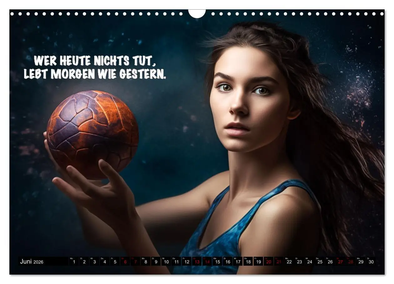 Bild: 9783457526699 | Motivation und Handball (Wandkalender 2026 DIN A3 quer), CALVENDO...