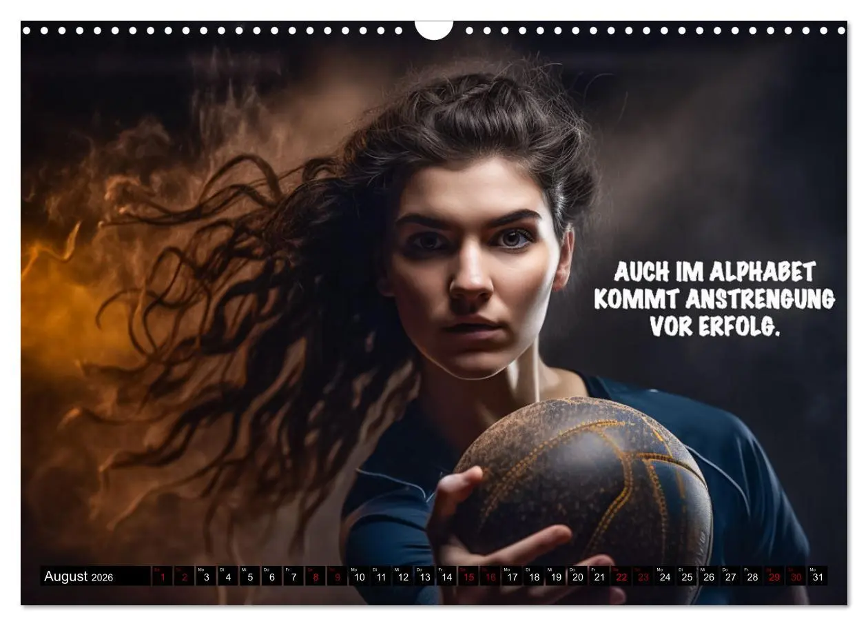Bild: 9783457526699 | Motivation und Handball (Wandkalender 2026 DIN A3 quer), CALVENDO...