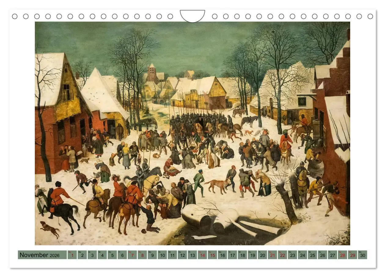 Bild: 9783516236699 | Pieter Bruegel d.Ä. (Wandkalender 2026 DIN A4 quer), CALVENDO...