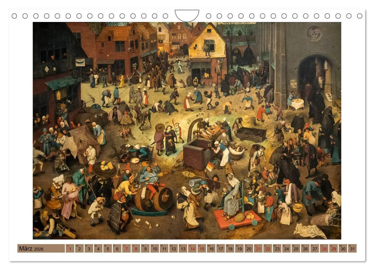 Bild: 9783516236699 | Pieter Bruegel d.Ä. (Wandkalender 2026 DIN A4 quer), CALVENDO...