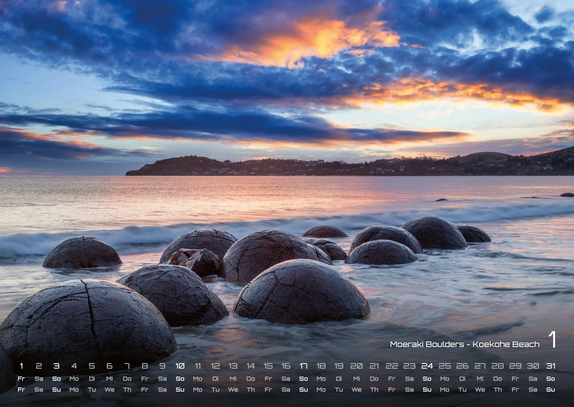 Bild: 9783986736699 | Neuseeland - Das Land der langen weißen Wolke - 2027 - Kalender DIN A2