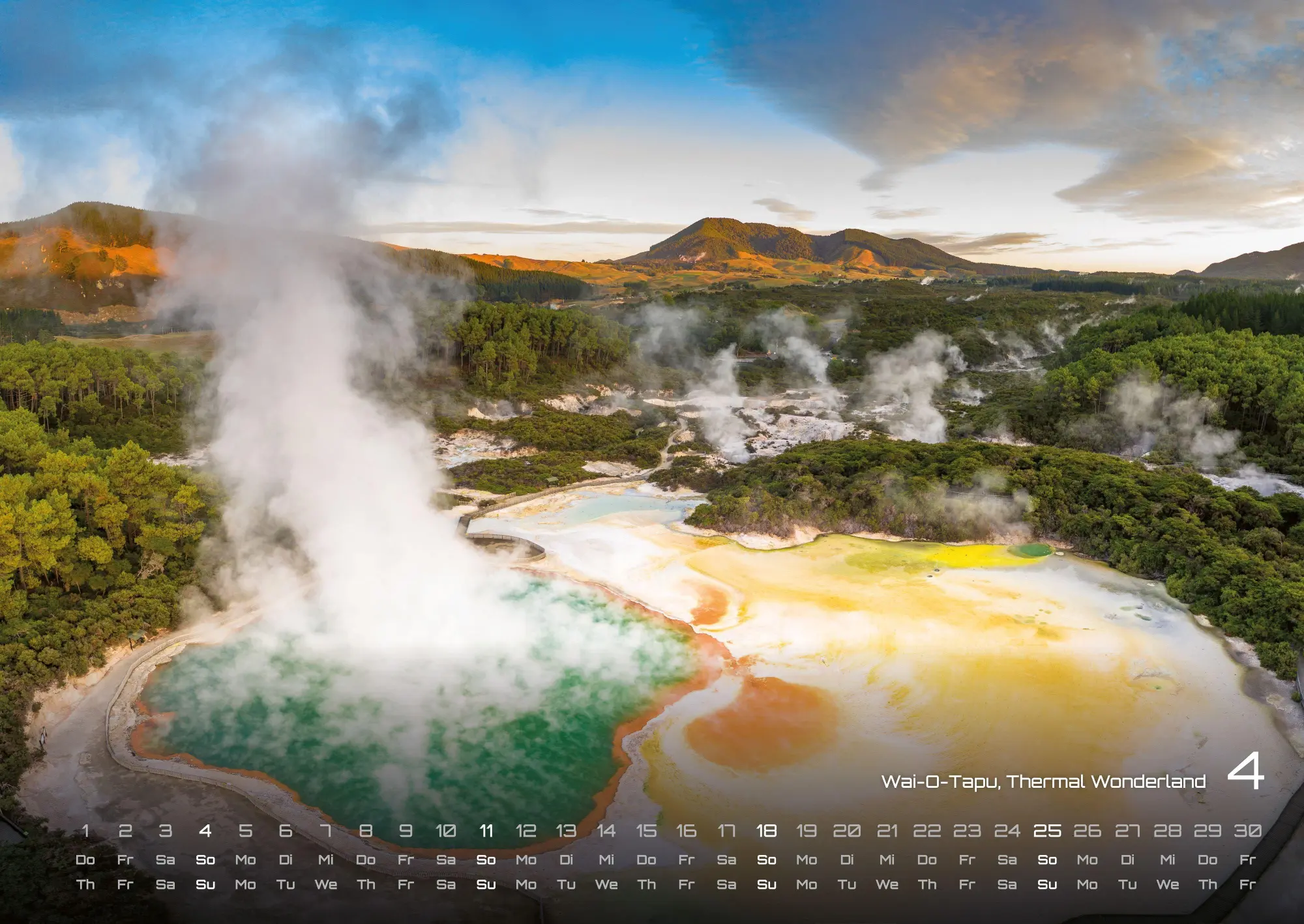 Bild: 9783986736699 | Neuseeland - Das Land der langen weißen Wolke - 2027 - Kalender DIN A2
