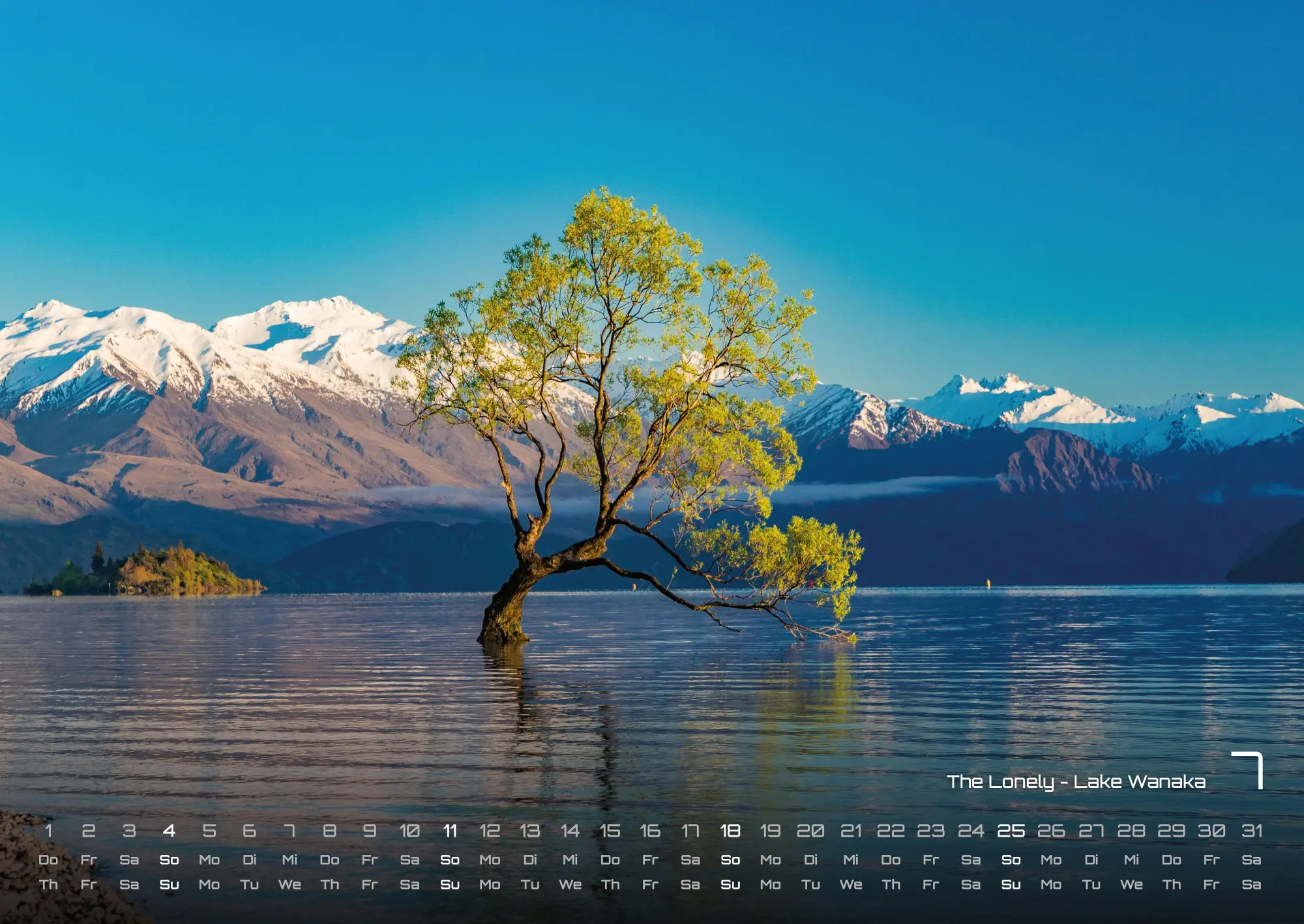 Bild: 9783986736699 | Neuseeland - Das Land der langen weißen Wolke - 2027 - Kalender DIN A2