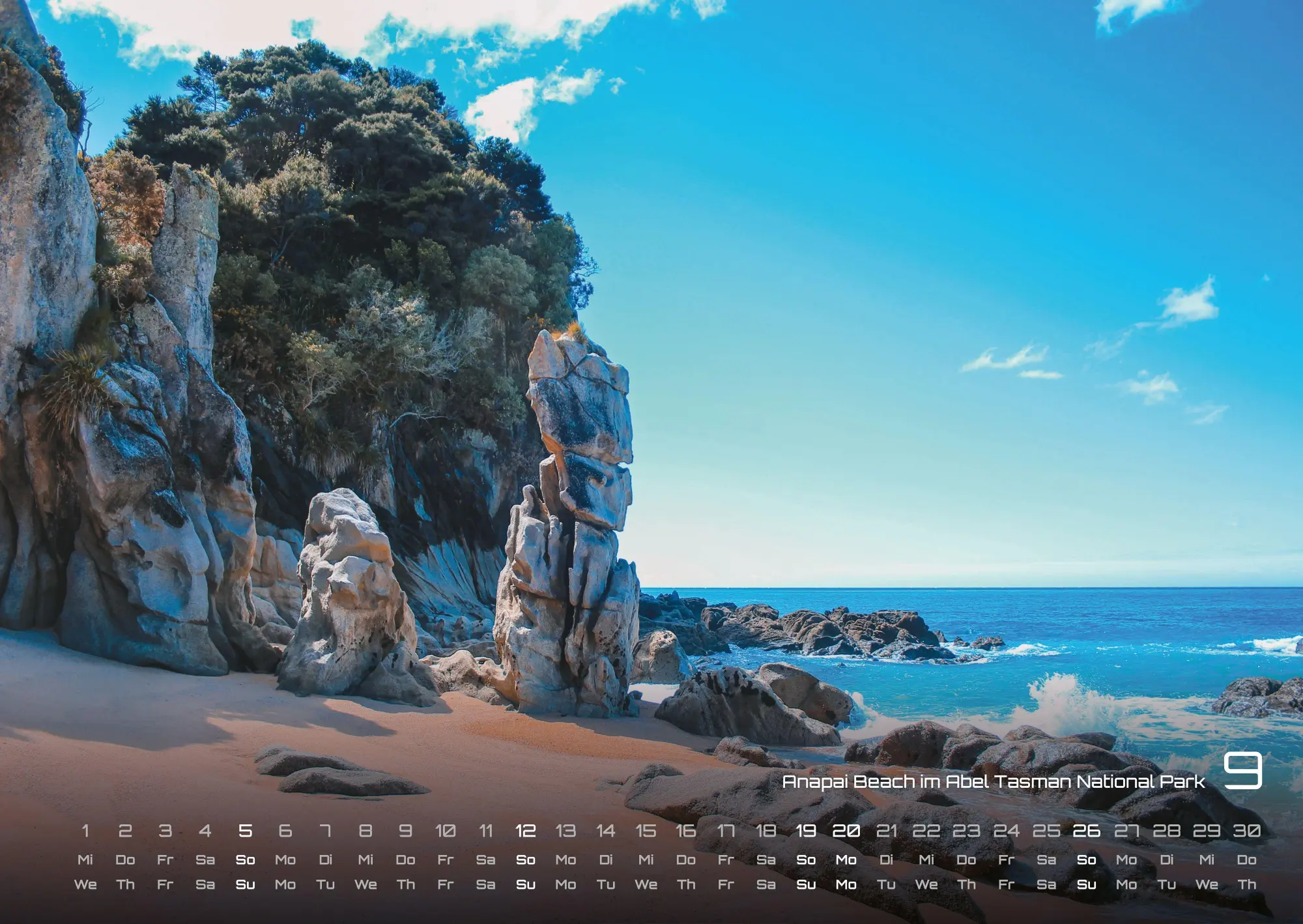 Bild: 9783986736699 | Neuseeland - Das Land der langen weißen Wolke - 2027 - Kalender DIN A2