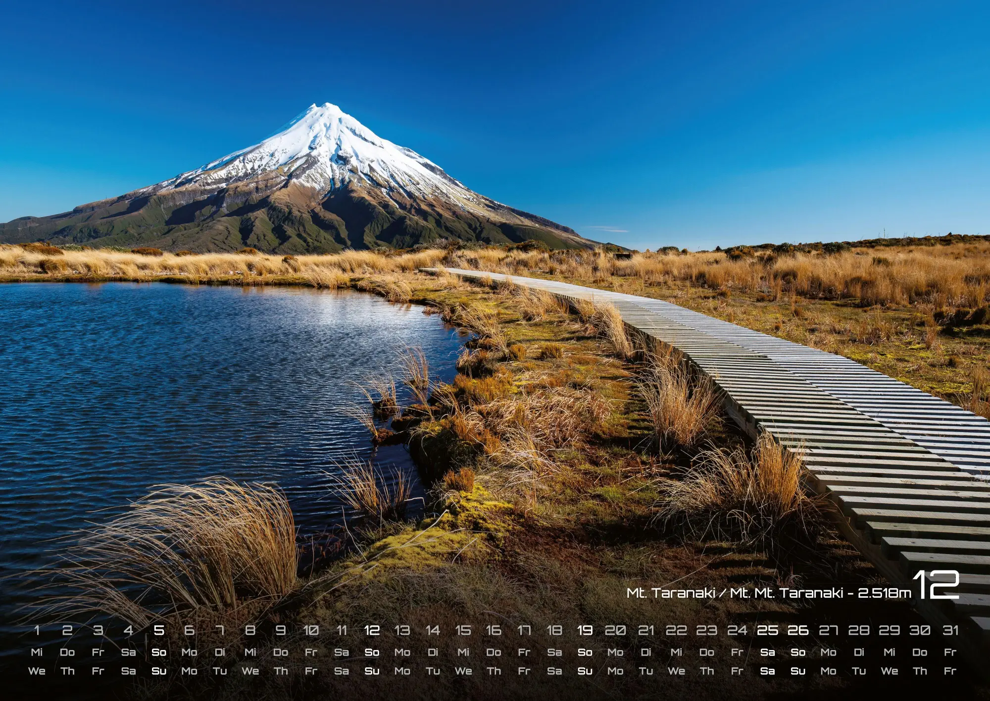 Bild: 9783986736699 | Neuseeland - Das Land der langen weißen Wolke - 2027 - Kalender DIN A2