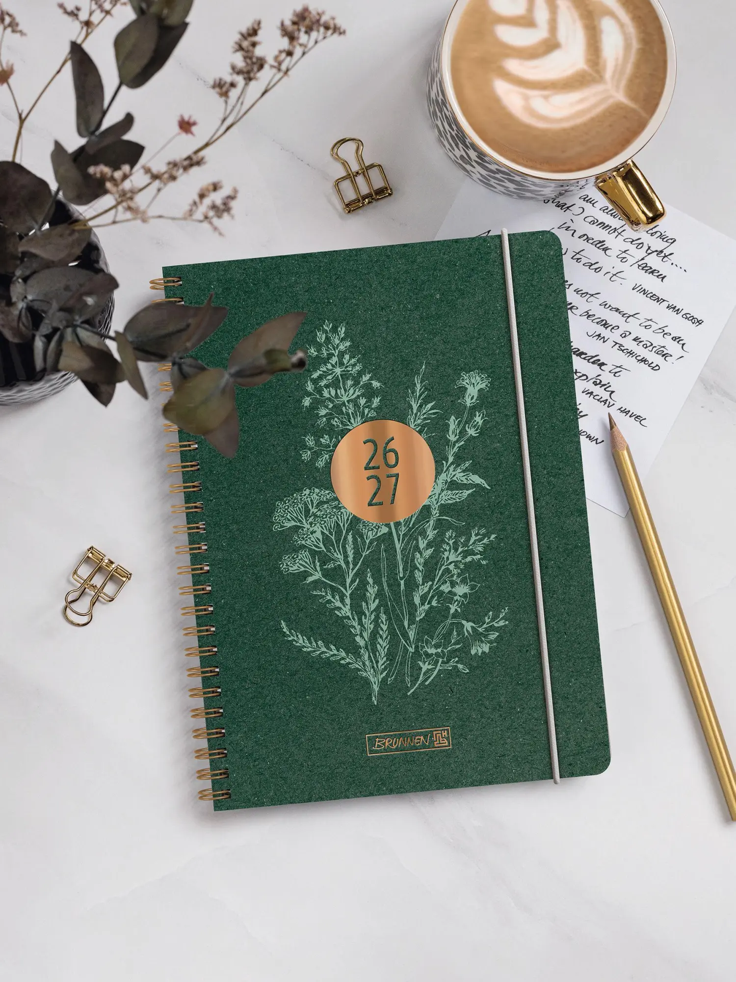 Bild: 4061947156799 | Schülerkalender 2026/2027 "Botanical" A5, Karton | Buch | 208 S.