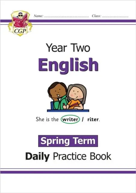 Cover: 9781789086799 | KS1 English Year 2 Daily Practice Book: Spring Term | Cgp Books | Buch