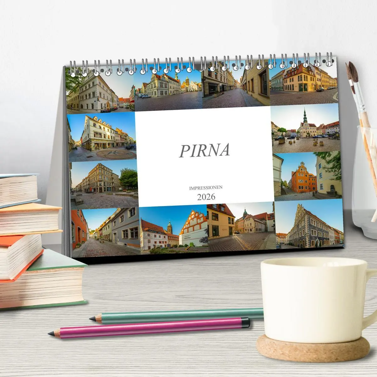 Bild: 9783457826799 | Pirna Impressionen (Tischkalender 2026 DIN A5 quer), CALVENDO...