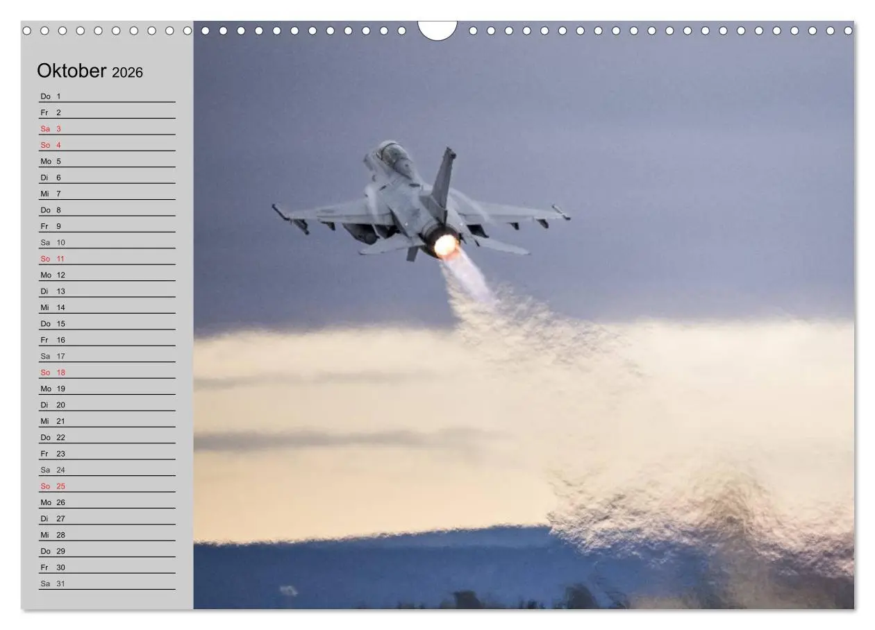 Bild: 9783457996799 | Faszination Kampfflugzeuge (Wandkalender 2026 DIN A3 quer),...