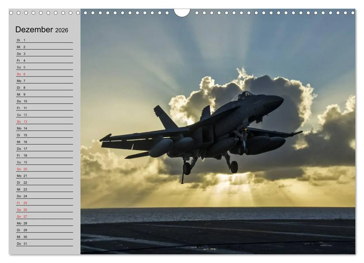 Bild: 9783457996799 | Faszination Kampfflugzeuge (Wandkalender 2026 DIN A3 quer),...