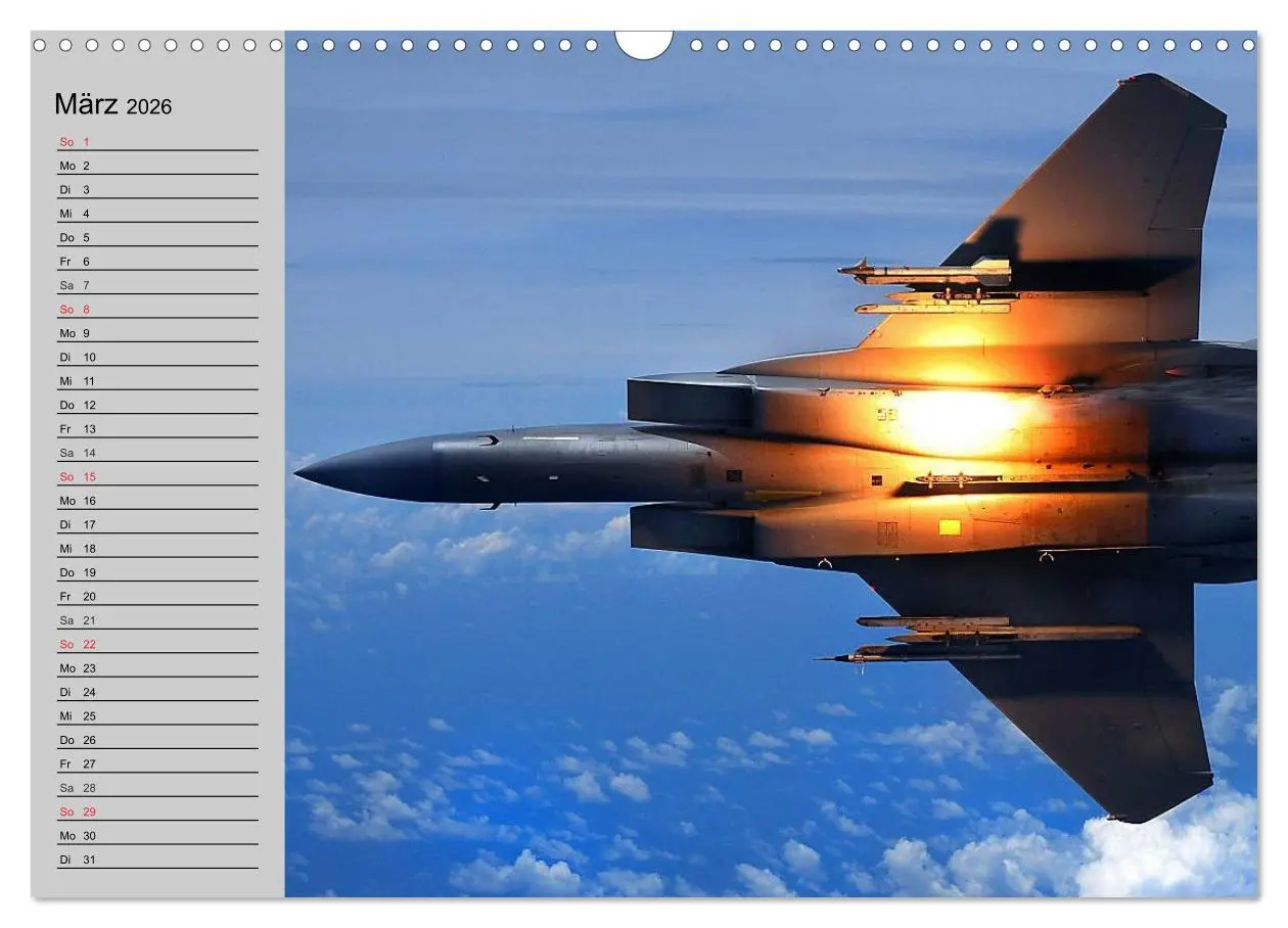 Bild: 9783457996799 | Faszination Kampfflugzeuge (Wandkalender 2026 DIN A3 quer),...