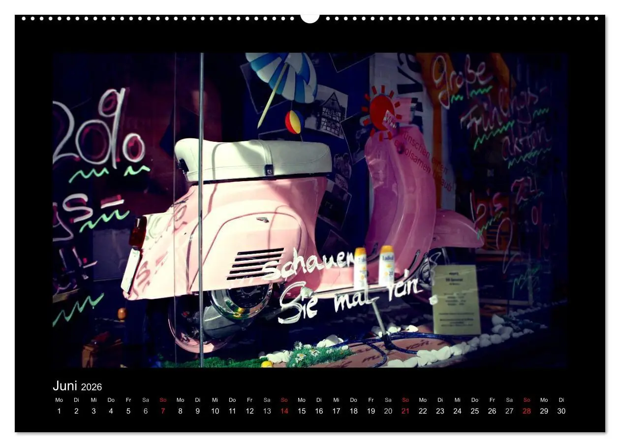 Bild: 9783516226799 | Motorroller (Wandkalender 2026 DIN A2 quer), CALVENDO Monatskalender