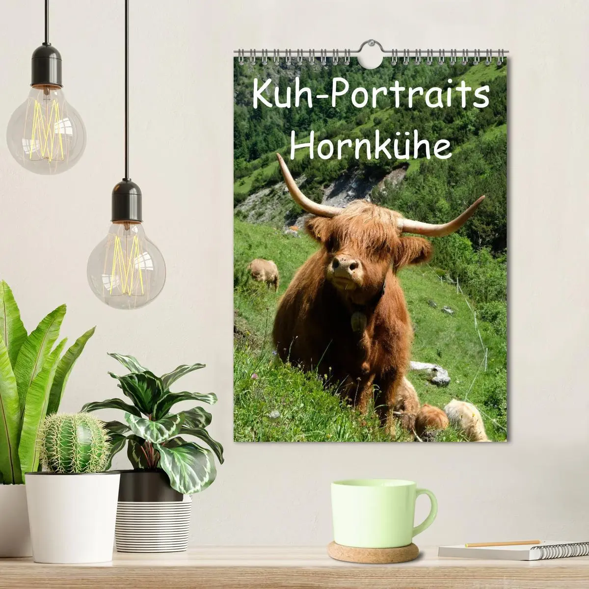 Bild: 9783516396799 | Kuhportraits Hornkühe (Wandkalender 2026 DIN A4 hoch), CALVENDO...