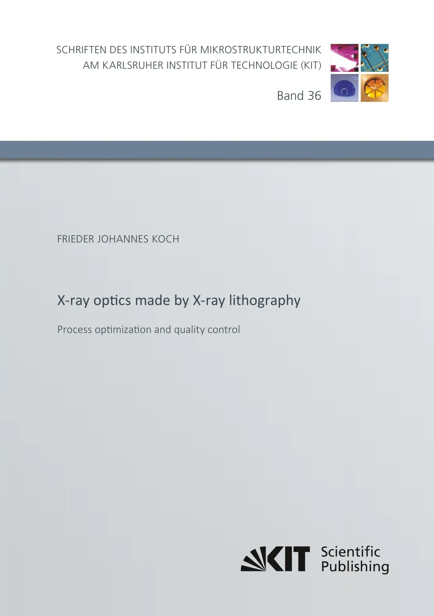 Cover: 9783731506799 | X-ray optics made by X-ray lithography: Process optimization and...