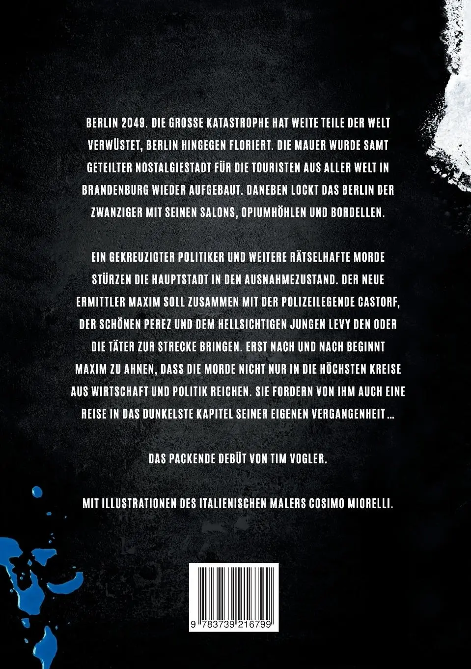 Rückseite: 9783739216799 | Stunde der Rache | Ein Berlin-Metropolis-Thriller | Tim Vogler | Buch