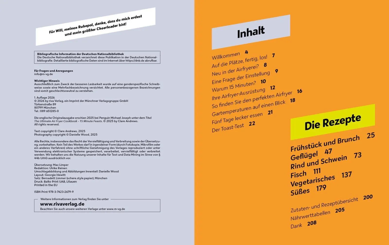 Bild: 9783742326799 | Das geniale Airfryer-Kochbuch - 15-Minuten-Gerichte | Clare Andrews